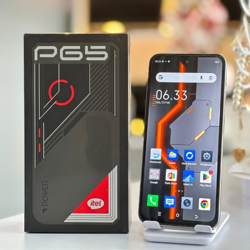 Itel P65 (4GB/128GB) – 6.67" FHD+ IPS LCD Punch-Hole Display (120Hz Refresh Rate) – Unisoc T615 Octa-Core – 50MP Rear & 8MP Front Camera – 5000mAh Battery with 18W PowerCharge (Type-C) – Android 14 (Itel OS 14) – Side Fingerprint – Dual SIM – Bluetooth 5.