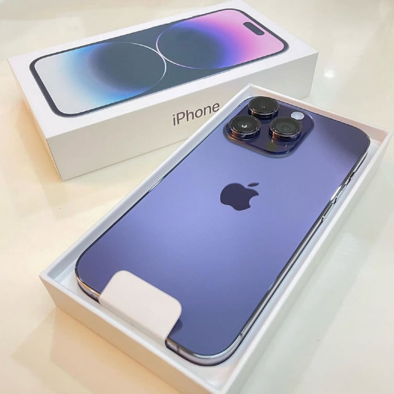 iPhone 14 Pro Max – Brand New – 512GB – 5G – Face ID – 6.7" Super Retina XDR Display with ProMotion – 48MP Triple Rear + 12MP Front Camera – A16 Bionic Chip – MagSafe Charging – All-Day Battery – Factory Unlocked – No Installment or EasyBuy.