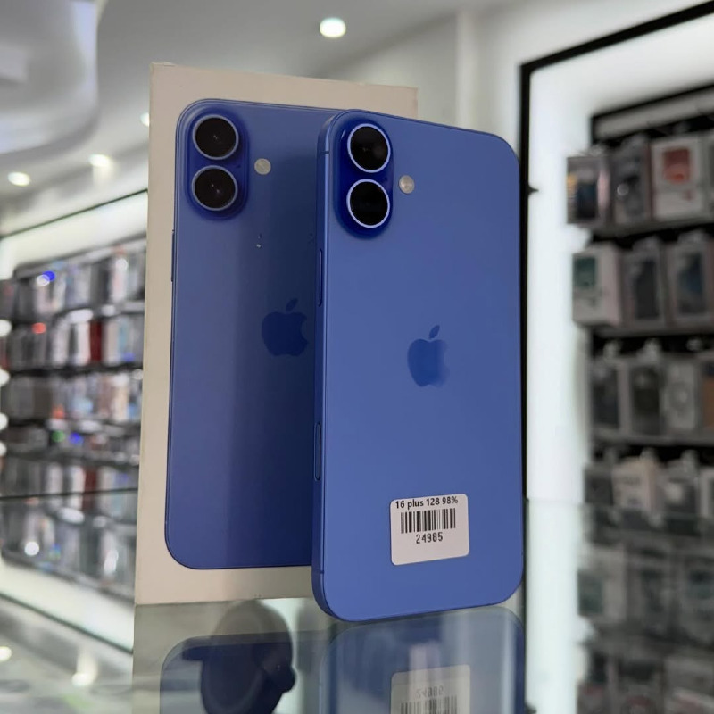 iPhone 16 Plus – European Non Active – 128GB – 6.7" Super Retina XDR Display – 5G – Face ID – A18 Chip – 48MP Main Camera + 12MP Ultra Wide + 12MP Front Camera – All-Day Battery – USB-C Charging – Dynamic Island – iOS 18 – Factory Unlocked – Brand New – N