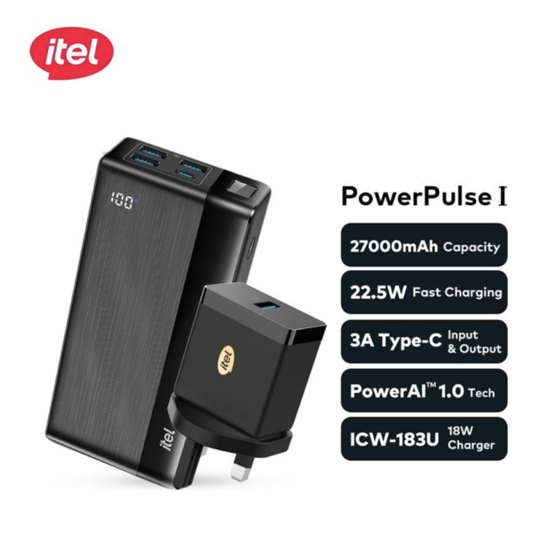 27000mAh Itel PowerPluse Fast Bundle