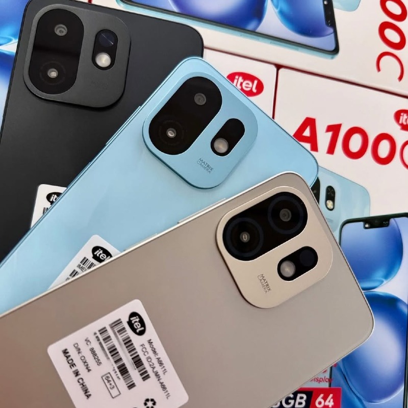 Itel A100C (64GB + 3GB) 5000mAh MediaTek Processor Android 12 6.6 inch IPS Display 8MP Rear 5MP Front 10W Charging Rear Fingerprint Dual SIM 4G LTE Expandable Storage via microSD
