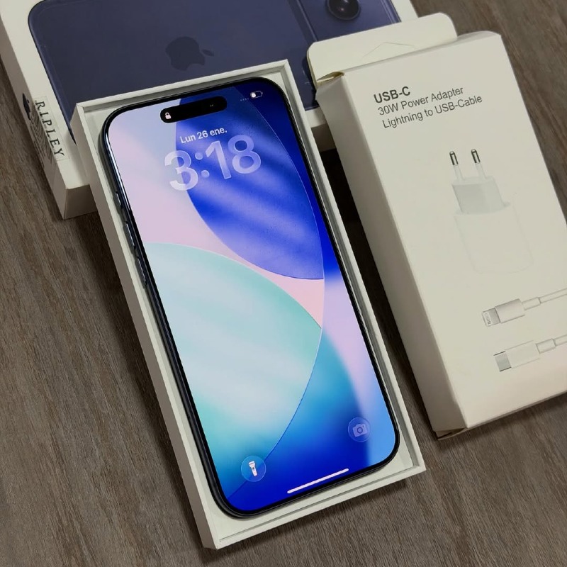 iPhone 17 Pro Max Europe Active Brand New – 100% Battery Health– 512GB- Blue– 5G– Face ID– ProMotion Super Retina XDR Display– Advanced Triple Camera System– Latest A-Series Pro Chip – Dynamic Island – USB-C Charging– All-Day Battery – Factory Unlocked –